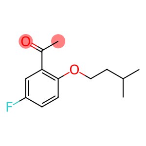 1-[5-fluoro-2-(3-methylbutoxy)phenyl]ethan-1-one
