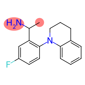 1-[5-fluoro-2-(1,2,3,4-tetrahydroquinolin-1-yl)phenyl]ethan-1-amine