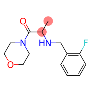 2-{[(2-fluorophenyl)methyl]amino}-1-(morpholin-4-yl)propan-1-one