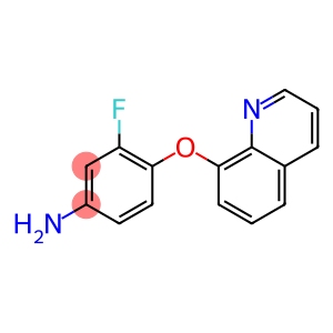 3-fluoro-4-(quinolin-8-yloxy)aniline