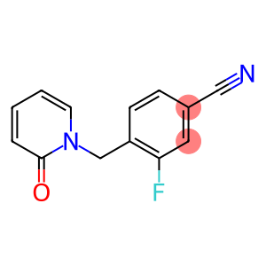 3-fluoro-4-[(2-oxopyridin-1(2H)-yl)methyl]benzonitrile