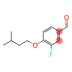 3-fluoro-4-(3-methylbutoxy)benzaldehyde