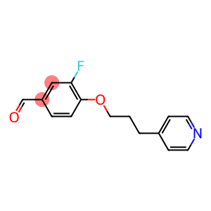 3-fluoro-4-[3-(pyridin-4-yl)propoxy]benzaldehyde