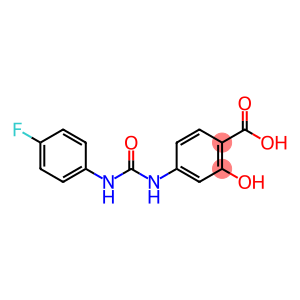 4-({[(4-fluorophenyl)amino]carbonyl}amino)-2-hydroxybenzoic acid