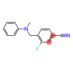 3-fluoro-4-{[methyl(phenyl)amino]methyl}benzonitrile