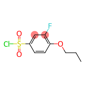 3-fluoro-4-propoxybenzene-1-sulfonyl chloride