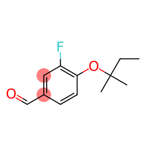 3-fluoro-4-[(2-methylbutan-2-yl)oxy]benzaldehyde