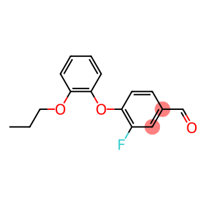 3-fluoro-4-(2-propoxyphenoxy)benzaldehyde