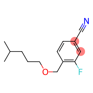 3-fluoro-4-{[(4-methylpentyl)oxy]methyl}benzonitrile