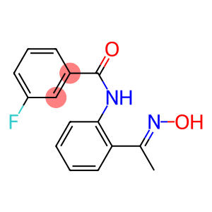 3-fluoro-N-{2-[(1E)-N-hydroxyethanimidoyl]phenyl}benzamide