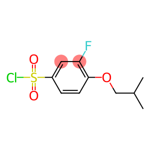 3-fluoro-4-(2-methylpropoxy)benzene-1-sulfonyl chloride