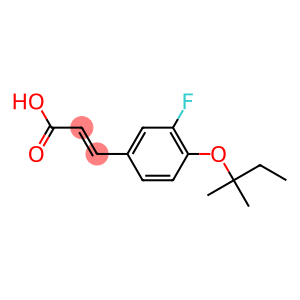 3-{3-fluoro-4-[(2-methylbutan-2-yl)oxy]phenyl}prop-2-enoic acid