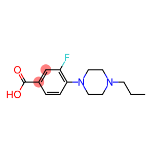 3-fluoro-4-(4-propylpiperazin-1-yl)benzoic acid