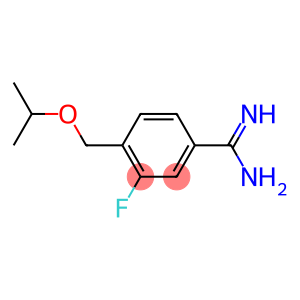 3-fluoro-4-(isopropoxymethyl)benzenecarboximidamide