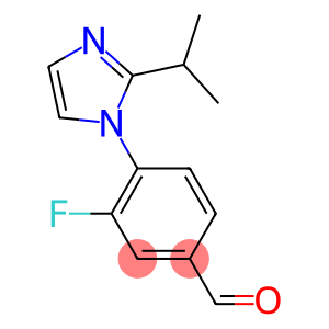 3-fluoro-4-[2-(propan-2-yl)-1H-imidazol-1-yl]benzaldehyde