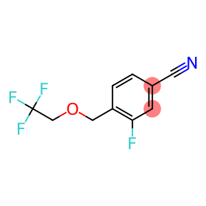 3-fluoro-4-[(2,2,2-trifluoroethoxy)methyl]benzonitrile