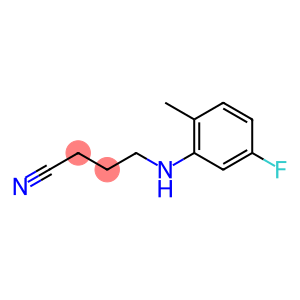 4-[(5-fluoro-2-methylphenyl)amino]butanenitrile