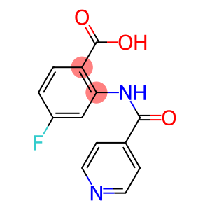 4-fluoro-2-(isonicotinoylamino)benzoic acid