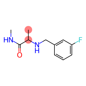 2-{[(3-fluorophenyl)methyl]amino}-N-methylpropanamide