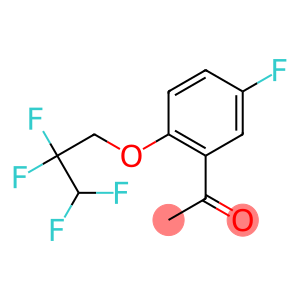 1-[5-fluoro-2-(2,2,3,3-tetrafluoropropoxy)phenyl]ethan-1-one