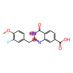 2-[(3-fluoro-4-methoxyphenyl)methyl]-4-oxo-3,4-dihydroquinazoline-7-carboxylic acid