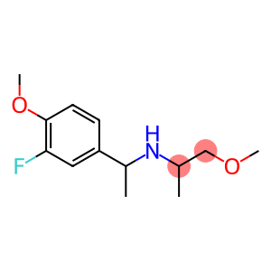 [1-(3-fluoro-4-methoxyphenyl)ethyl](1-methoxypropan-2-yl)amine