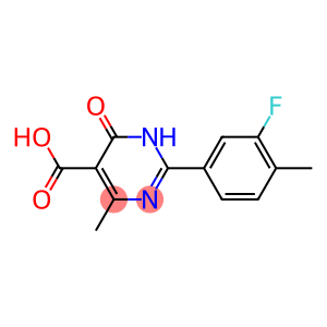 2-(3-fluoro-4-methylphenyl)-4-methyl-6-oxo-1,6-dihydropyrimidine-5-carboxylic acid