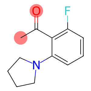 1-[2-fluoro-6-(pyrrolidin-1-yl)phenyl]ethan-1-one