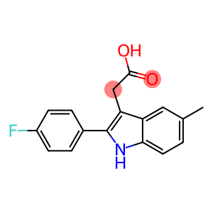 2-[2-(4-fluorophenyl)-5-methyl-1H-indol-3-yl]acetic acid