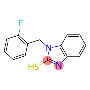 1-[(2-fluorophenyl)methyl]-1H-1,3-benzodiazole-2-thiol