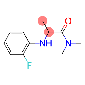 2-[(2-fluorophenyl)amino]-N,N-dimethylpropanamide