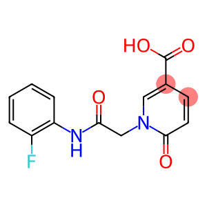 1-{[(2-fluorophenyl)carbamoyl]methyl}-6-oxo-1,6-dihydropyridine-3-carboxylic acid