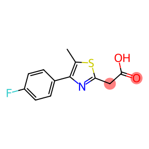 2-[4-(4-fluorophenyl)-5-methyl-1,3-thiazol-2-yl]acetic acid