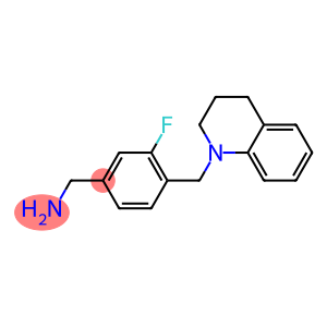 [3-fluoro-4-(1,2,3,4-tetrahydroquinolin-1-ylmethyl)phenyl]methanamine