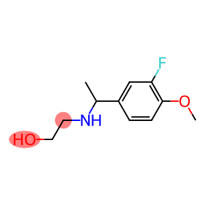 2-{[1-(3-fluoro-4-methoxyphenyl)ethyl]amino}ethan-1-ol