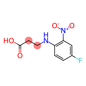 3-[(4-fluoro-2-nitrophenyl)amino]propanoic acid