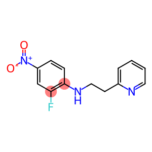 2-fluoro-4-nitro-N-[2-(pyridin-2-yl)ethyl]aniline