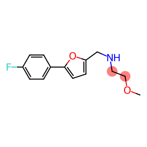 {[5-(4-fluorophenyl)furan-2-yl]methyl}(2-methoxyethyl)amine