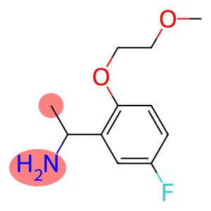 1-[5-fluoro-2-(2-methoxyethoxy)phenyl]ethan-1-amine