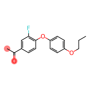 1-[3-fluoro-4-(4-propoxyphenoxy)phenyl]ethan-1-one