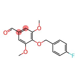 4-[(4-fluorobenzyl)oxy]-3,5-dimethoxybenzaldehyde