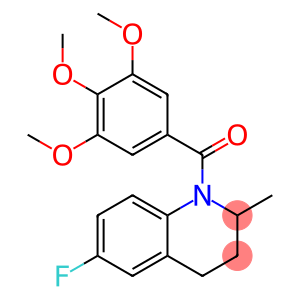 6-fluoro-2-methyl-1-(3,4,5-trimethoxybenzoyl)-1,2,3,4-tetrahydroquinoline