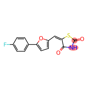 5-{[5-(4-fluorophenyl)-2-furyl]methylene}-1,3-thiazolidine-2,4-dione