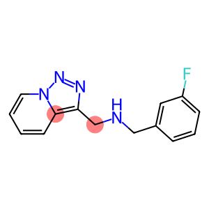 [(3-fluorophenyl)methyl]({[1,2,4]triazolo[3,4-a]pyridin-3-ylmethyl})amine