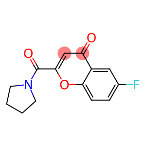 6-FLUORO-2-(PYRROLIDINE-1-CARBONYL)CHROMEN-4-ONE