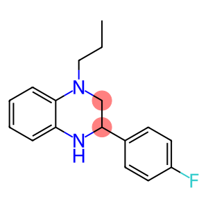 3-(4-FLUOROPHENYL)-1,2,3,4-TETRAHYDRO-1-PROPYLQUINOXALINE