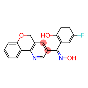 (5-FLUORO-2-HYDROXY-PHENYL)-(10H-9-OXA-4-AZA-PHENANTHREN-2-YL)-METHANONE OXIME