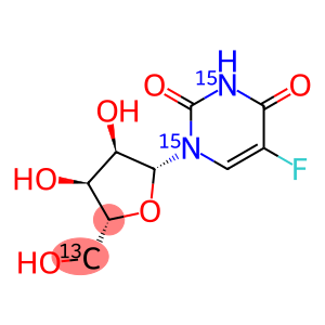 5-FLUOROURIDINE-13C,15N2