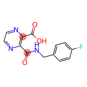 3-{[(4-fluorobenzyl)amino]carbonyl}pyrazine-2-carboxylic acid