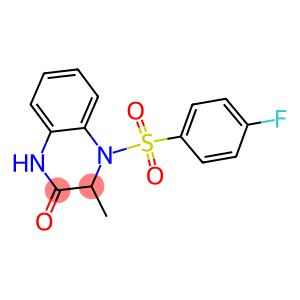 4-[(4-fluorophenyl)sulfonyl]-3-methyl-3,4-dihydro-2(1H)-quinoxalinone